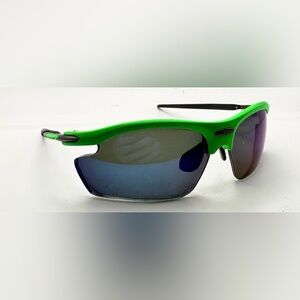 Rudy Project Green Oval Half-Rim Sunglasses Frames Only